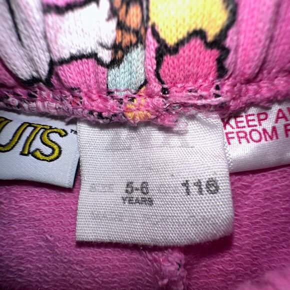 Zara Pink Snoopy Peanuts Ice Cream Shorts Toddler Size 5/6 - Picture 3 of 3